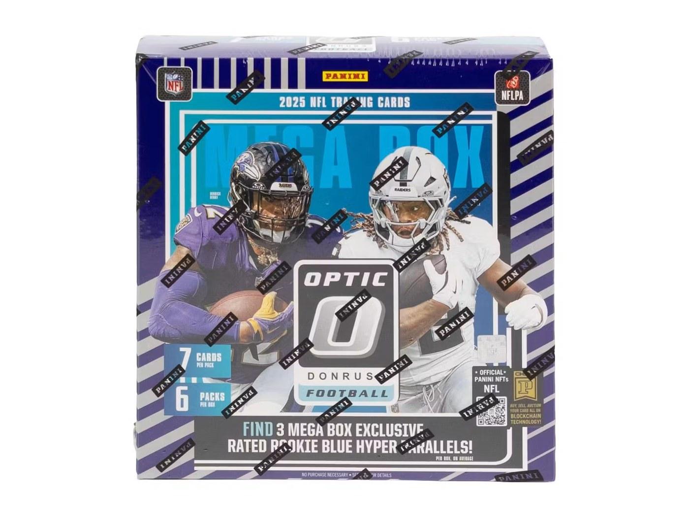 25 Donruss Optic Football Mega Box