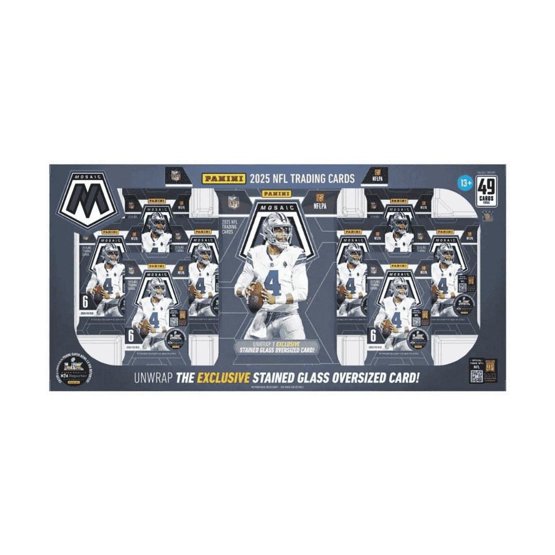 25 Mosaic Oversized Stained Glass