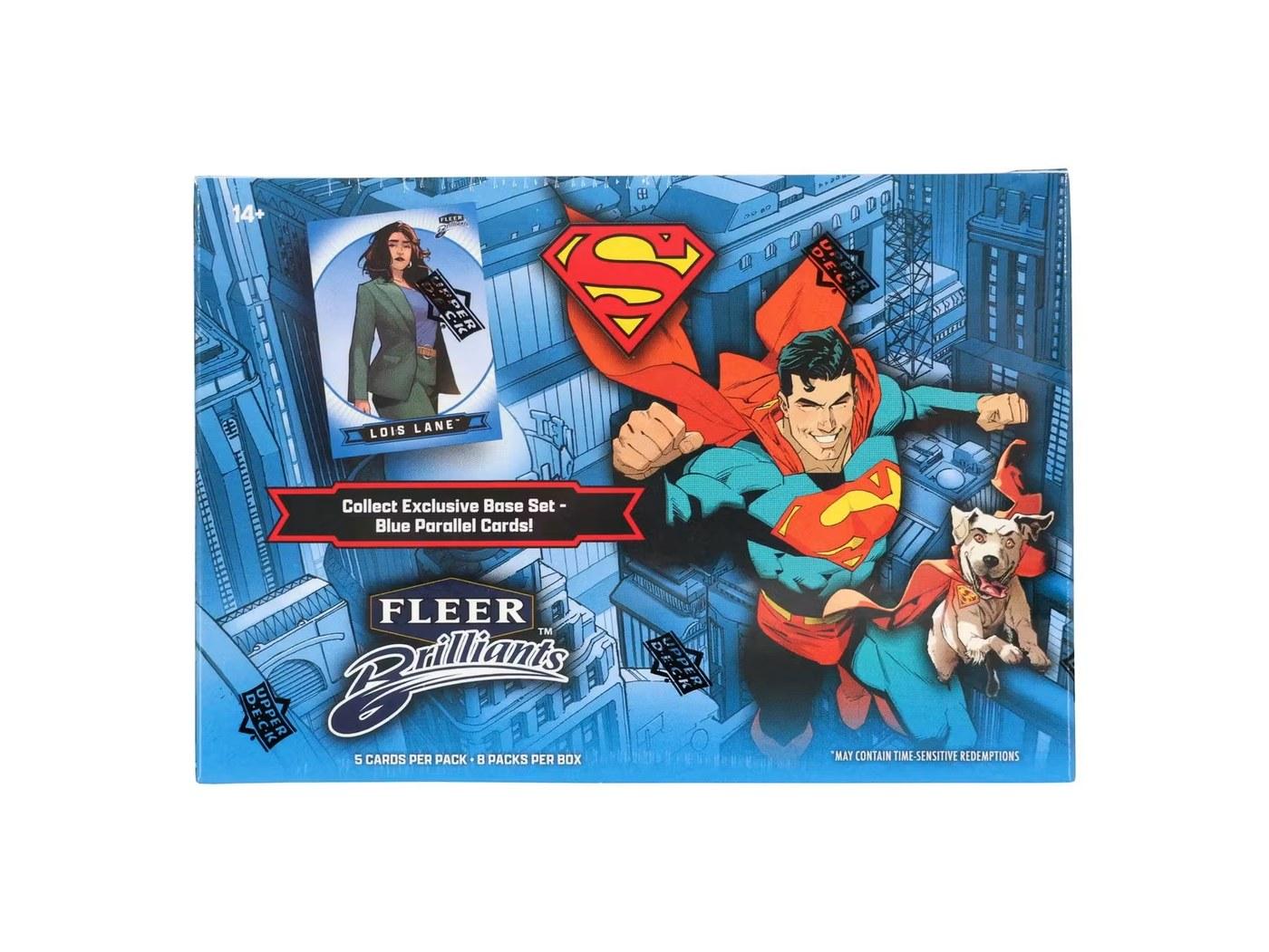 25 Fleer Brilliants Superman Blaster Box