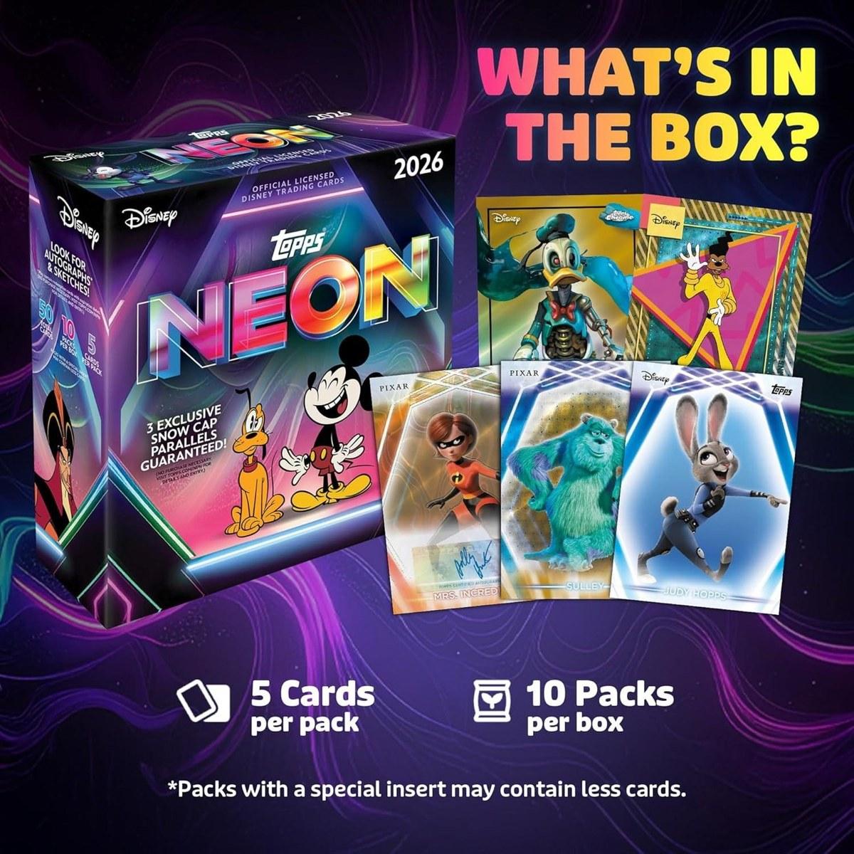 Topps Disney Neon