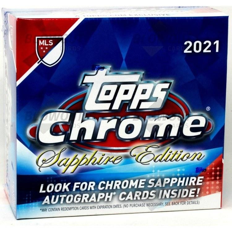 2021 Topps Chrome Mls Sapphire Mega Box